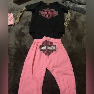 Selling Baby Set Harley Davidson